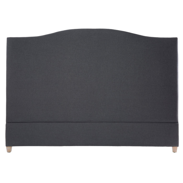 Annabel Linen Headboard In Grey – King