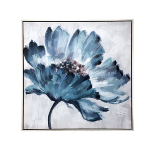 Blue Petal Wall Art RSE2603 - Oak Furniture Store & Sofas