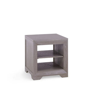 Chamfer Solid Oak Shelf End Table - Oak Furniture Store & Sofas