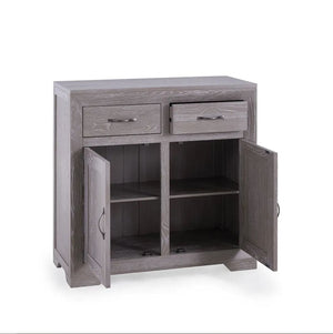 Chamfer Solid Oak Small Sideboard - Oak Furniture Store & Sofas