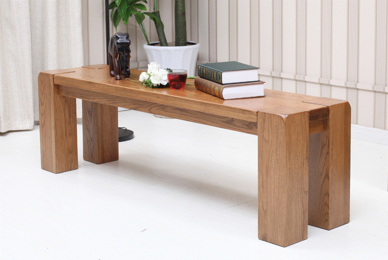 Oak dining bench seat hot sale