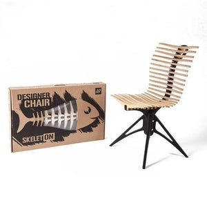 Fish Bone Designed Dining Chair - Clearance - Oak Furniture Store & Sofas