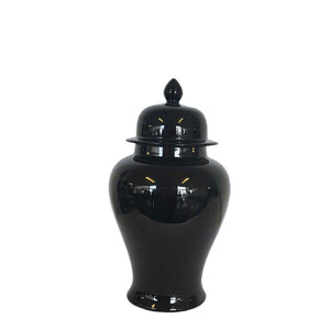 Ginger Jar Black 35h LCEA35BLK - Oak Furniture Store & Sofas