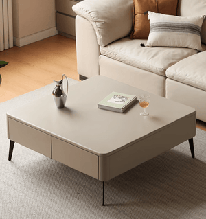 Hertz Tulip Poplar Painted Square Coffee Table - Oak Furniture Store & Sofas