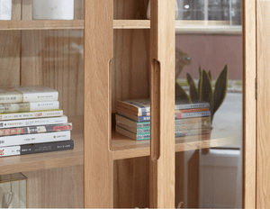 Humbie Solid Oak Display Cabinet (Coming Soon!) - Oak Furniture Store & Sofas