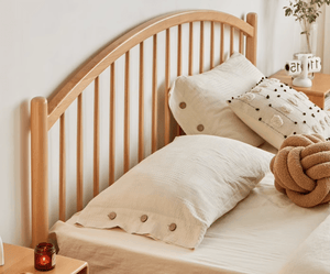 Kemi Solid Beech Harp Bed Frame - Oak Furniture Store & Sofas