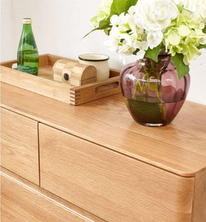 Manchester Natural Solid Oak 2+3 Chest of Drawers (New Product Coming Soon!) - Oak Furniture Store & Sofas