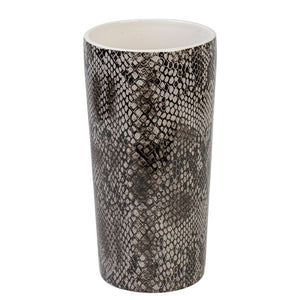 Vase W/ Snake Skin Pattern Lrg KCM215047 - Oak Furniture Store & Sofas