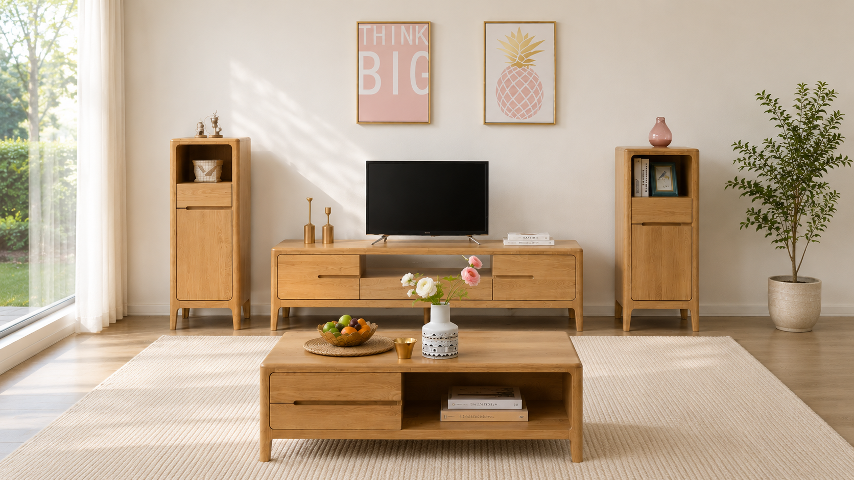 SEATTLE (Neutral Oak) | Oak Furniture Store & Sofas
