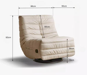 Egen Cozy Tech Fabric Swivel Sofa