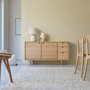 Lorris Natural Solid Oak Sideboard