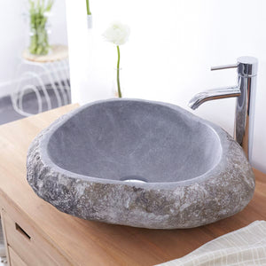 Nobu Large Natural Riverstone Washbasin