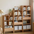 Oslo Natural Solid Oak Bookcase