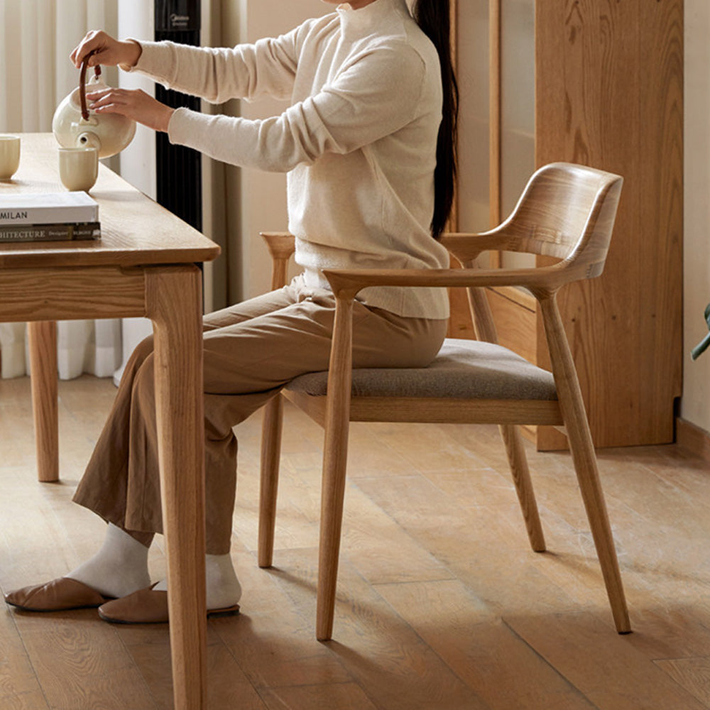 Graz Natural Solid Ash Dining Chair