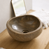 Riaza Small Natural Riverstone Basin