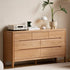 Seattle Natural Solid Oak 3+4 Chest of Drawers