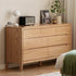 Seattle Natural Solid Oak 3+4 Chest of Drawers