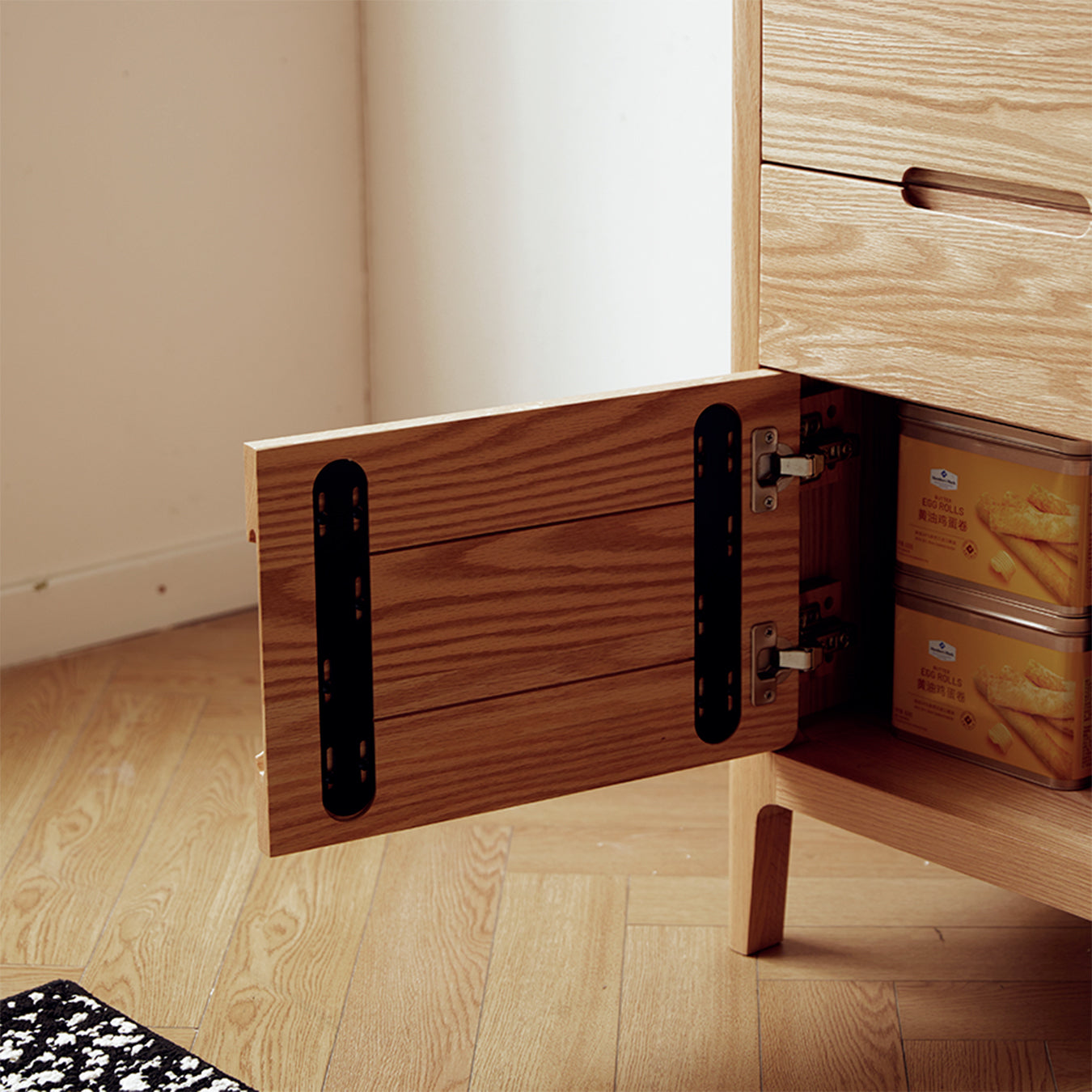 Seattle Natural Solid Oak Extra Large Sideboard