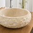 Tanta Natural Cream Round Marble Basin