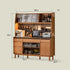 Veroli Natural Solid Cherry Sideboard with Hutch Dresser Top