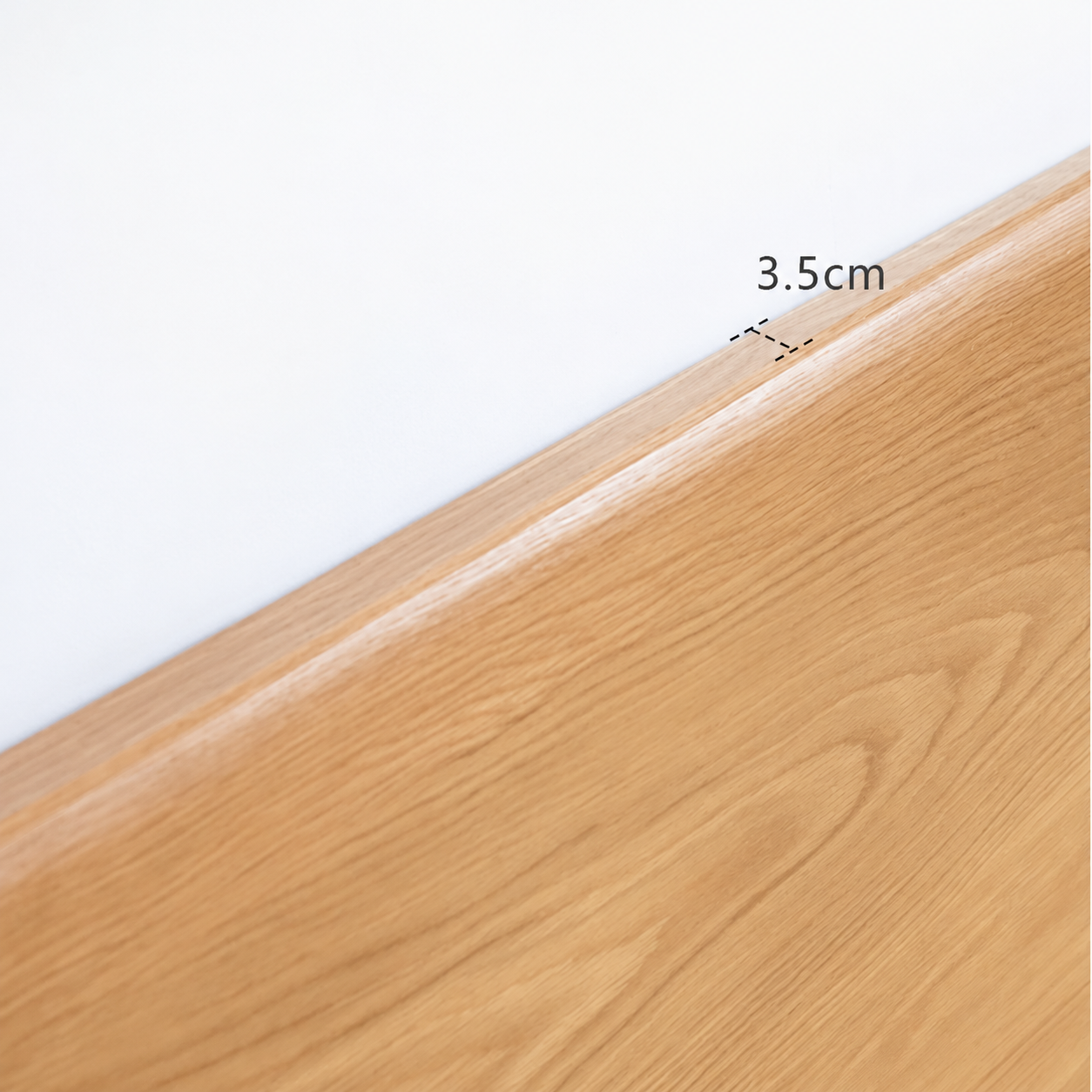 Manchester Natural Solid Oak Queen Size Bed Frame 3.5cm Headboard Thickness - Oak Furniture Store