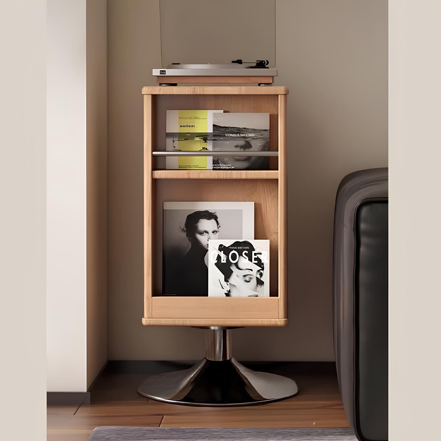 Aarhus Solid Oak Turning Side Table | Oak Furniture Store