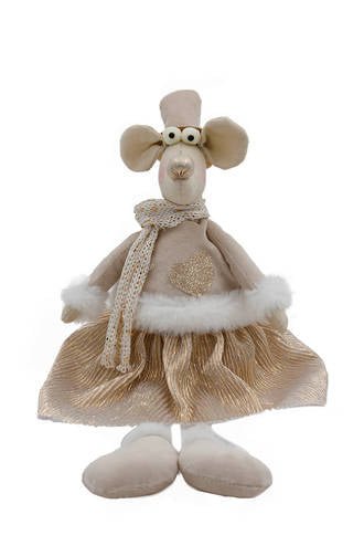 Ada Sitting Mouse Girl Champagne Shimmer FGA218 - Oak Furniture Store