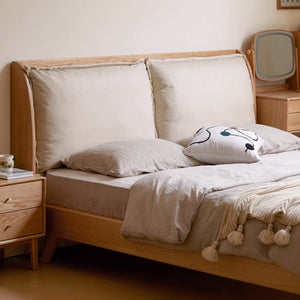 Adair Natural Solid Oak Bed Frame - Oak Furniture Store