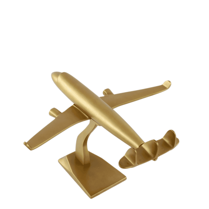 Aeroplane On Stand Gold LATK62936