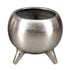 Alu Pot On 3 Legs (S) - Silver RAM9001