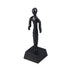 Alu Two Arms Small Deco Sculpture - Black RAM9008