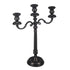 Aluminium Three Candle Holder – Black RAM9039