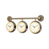 Aluminium/Wood World Wall Clock RTK1271