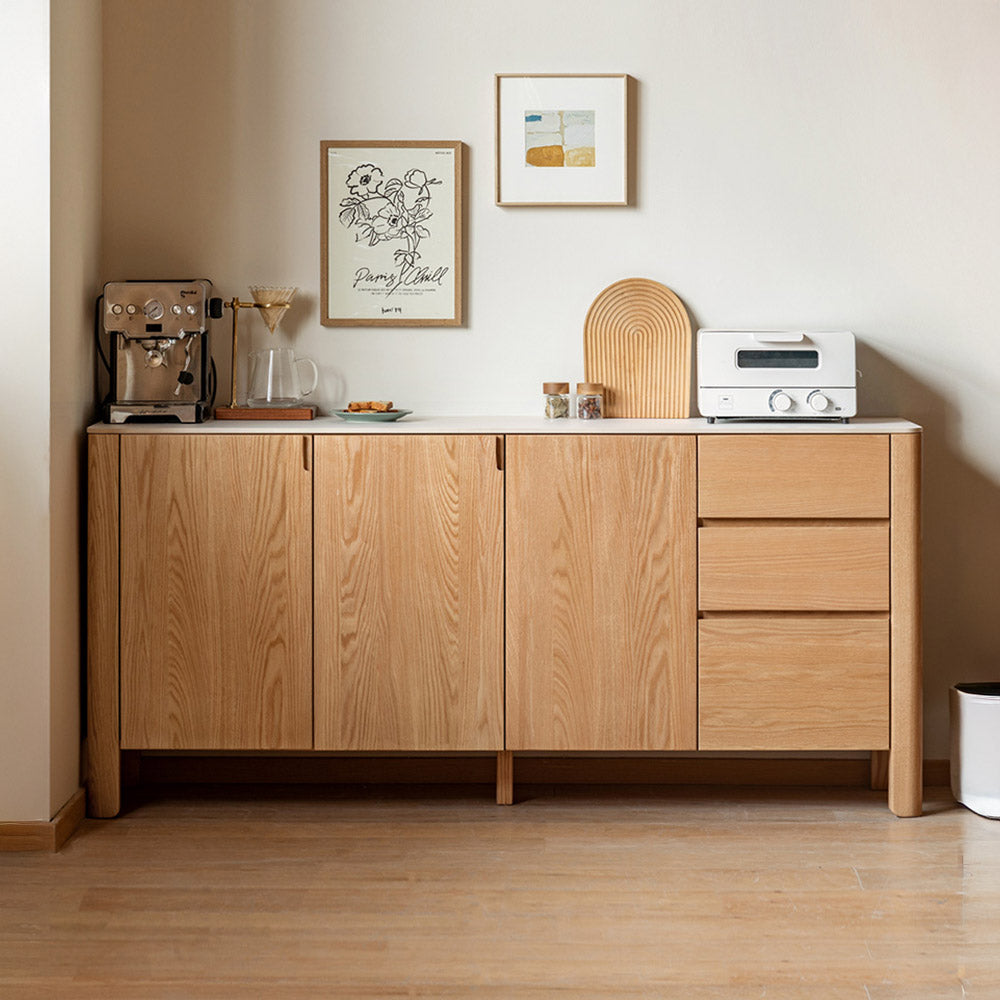 Alvito Natural Solid Oak Sideboard
