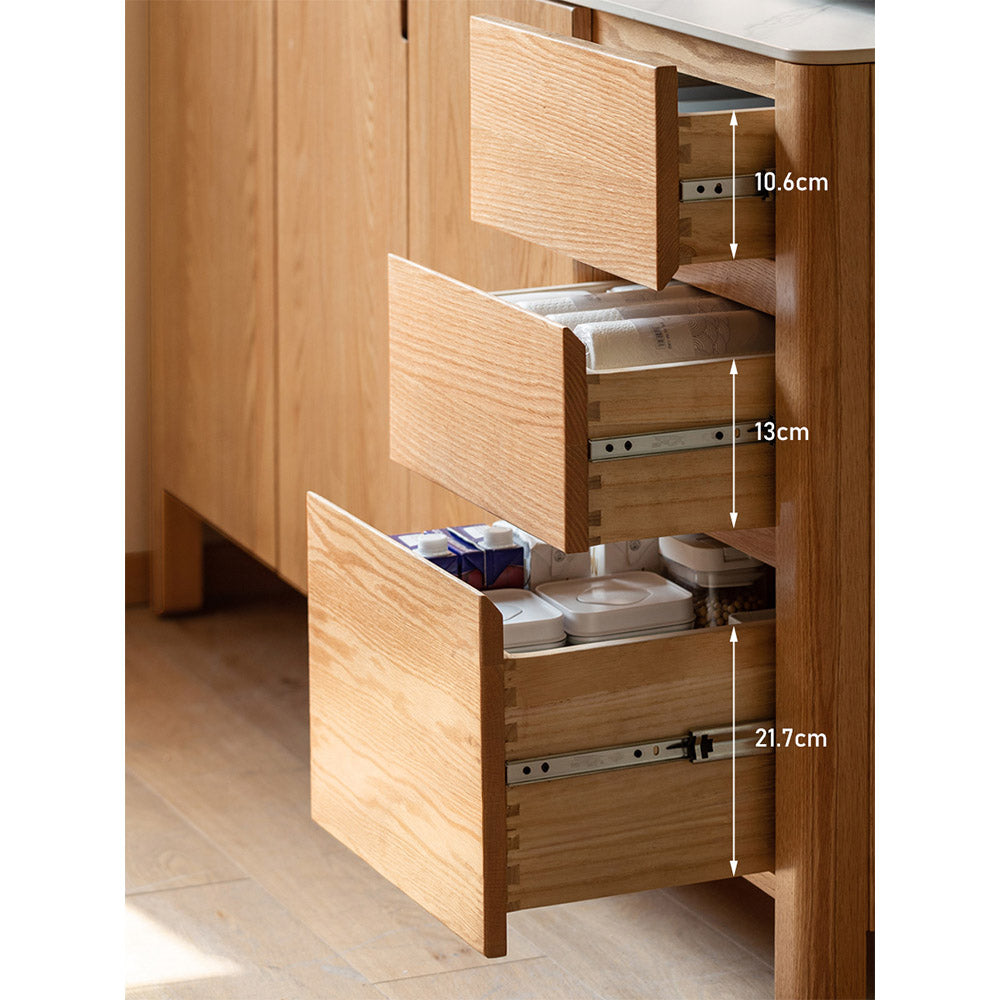 Alvito Natural Solid Oak Sideboard