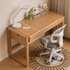 Ancona Natural Solid Beech Desk with Hutch
