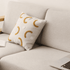 Andenes Natural Solid Oak Sofa with fabric cushions and warm timber frame for lounge room styling