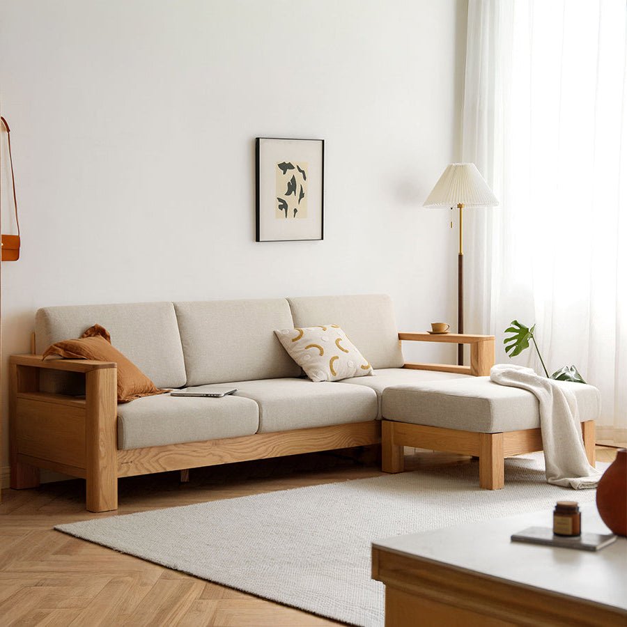 Andenes Natural Solid Oak Sofa | Oak Furniture Store