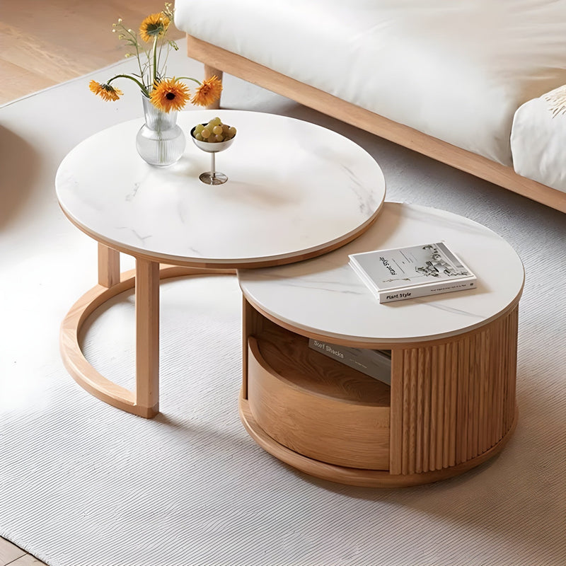 Anders Solid Oak Coffee Table Set – Oak Furniture Store New Zealand