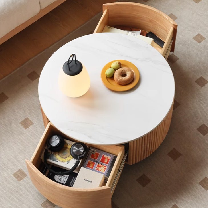 Coffee Table Set Design Anders Oak Coffee Table Set Design Two | Oak Furniture Store
