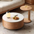 Anders Natural Solid Oak Coffee Table Set Design Two | round coffee table blocks with marble top for NZ | Oak Furniture Store