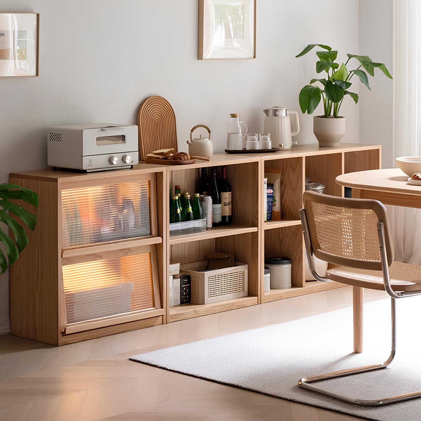 Aneby Natural Solid Oak Modular Wall Shelves | Oak Furniture Store