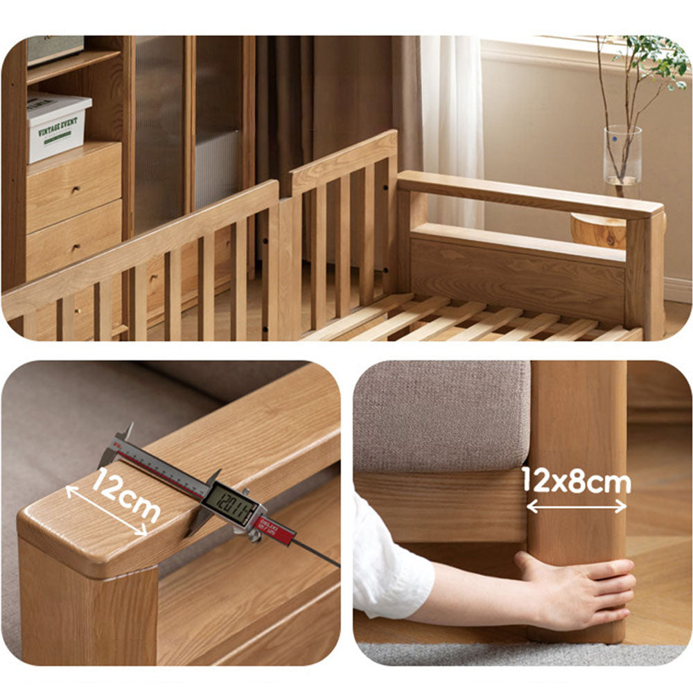 Antillo Natural Solid Ash Sofa