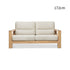 Antillo Natural Solid Ash Sofa