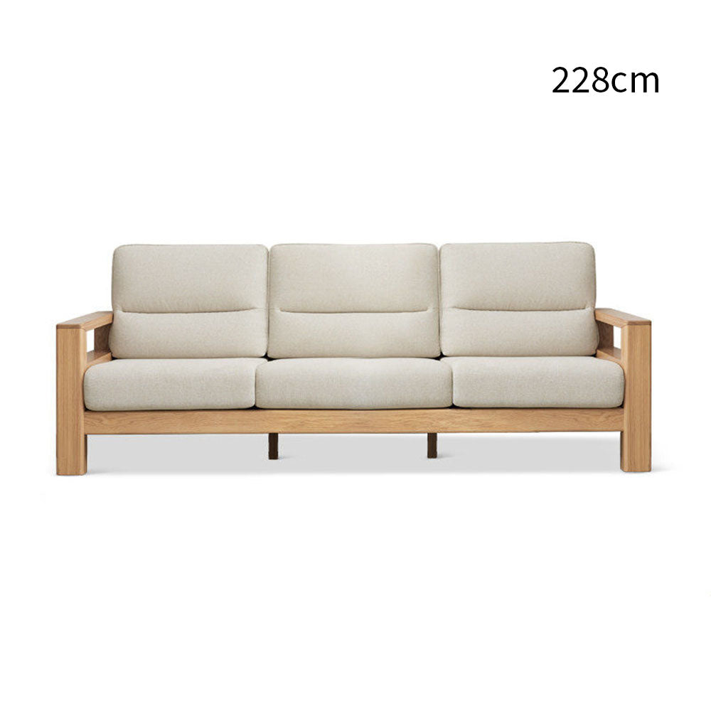 Antillo Natural Solid Ash Sofa