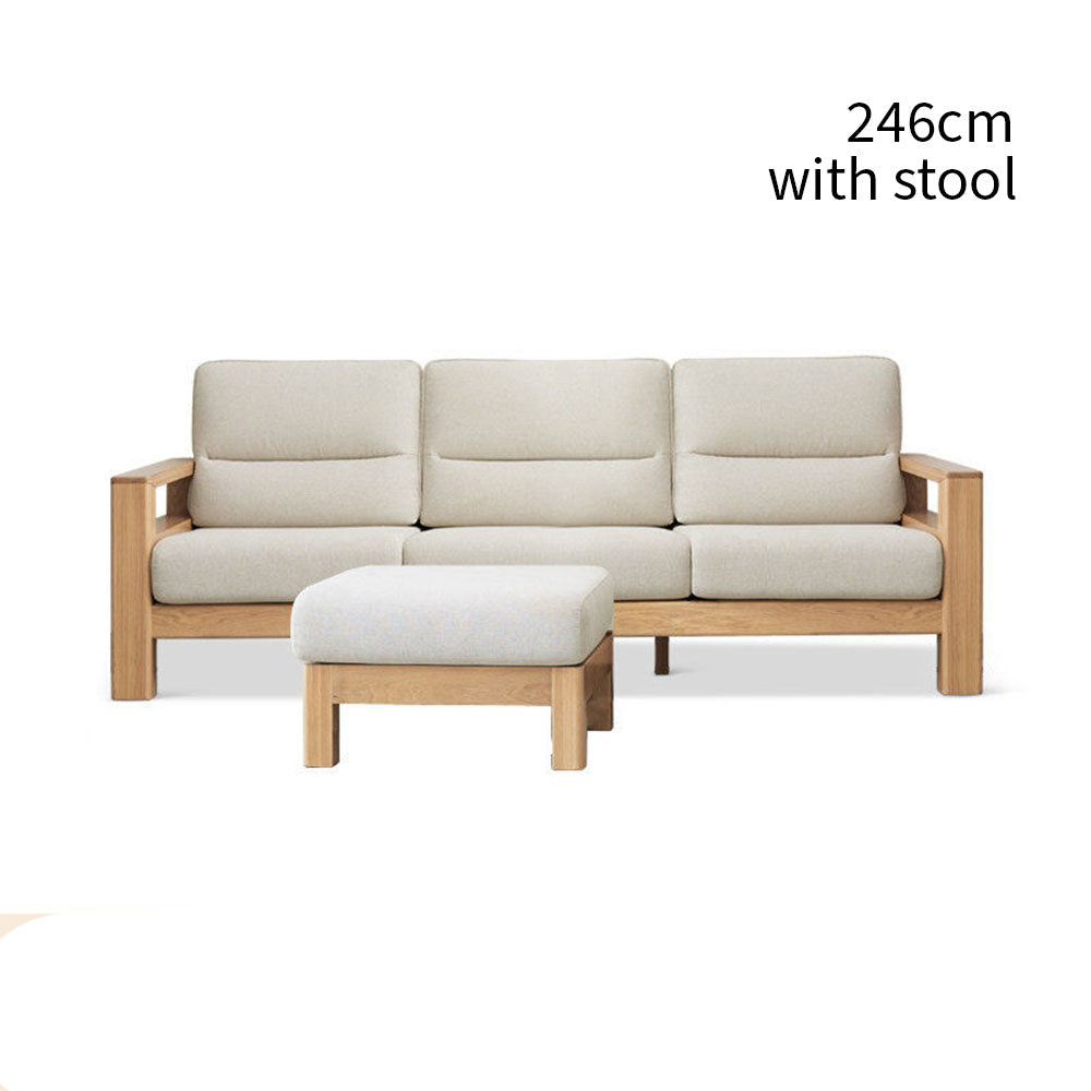 Antillo Natural Solid Ash Sofa