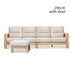 Antillo Natural Solid Ash Sofa