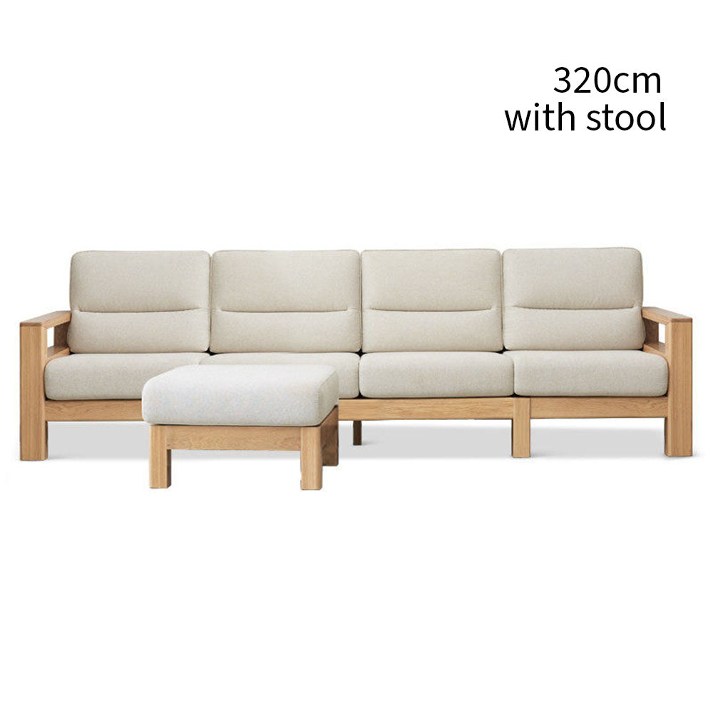 Antillo Natural Solid Ash Sofa