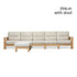 Antillo Natural Solid Ash Sofa