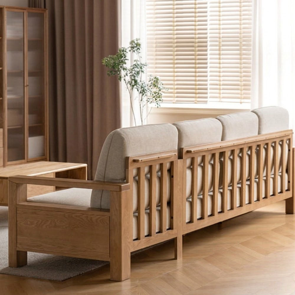 Antillo Natural Solid Ash Sofa